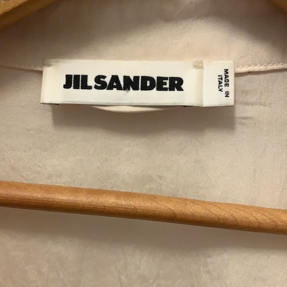 Jil Sander ivory silk shacket, size 34 - Picture 2 of 7